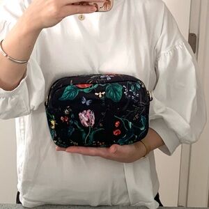 Botanical Velvet Camera Bag by Fable